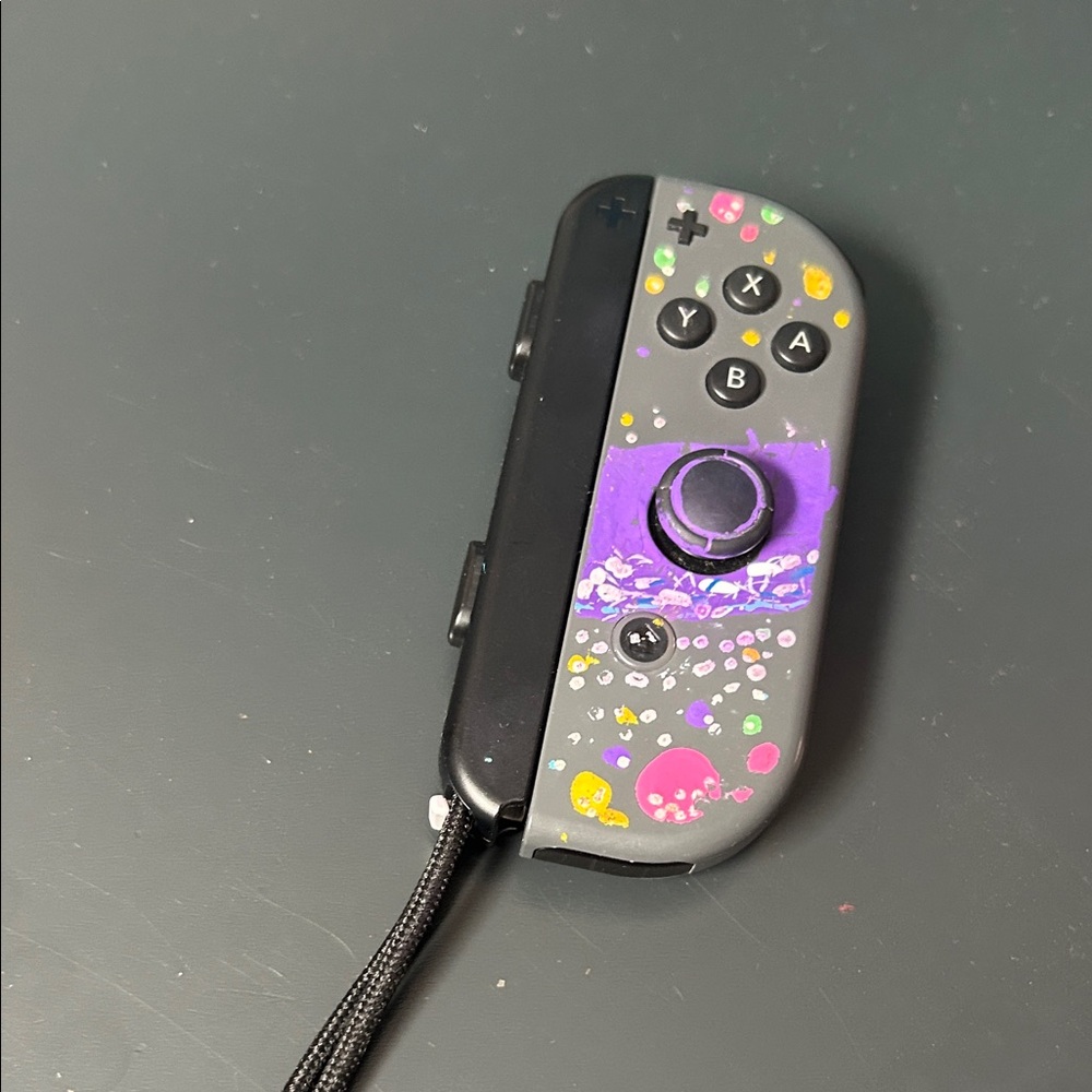 Custom Nintendo grey space Joy-Con Controllers - Picture 3 of 5